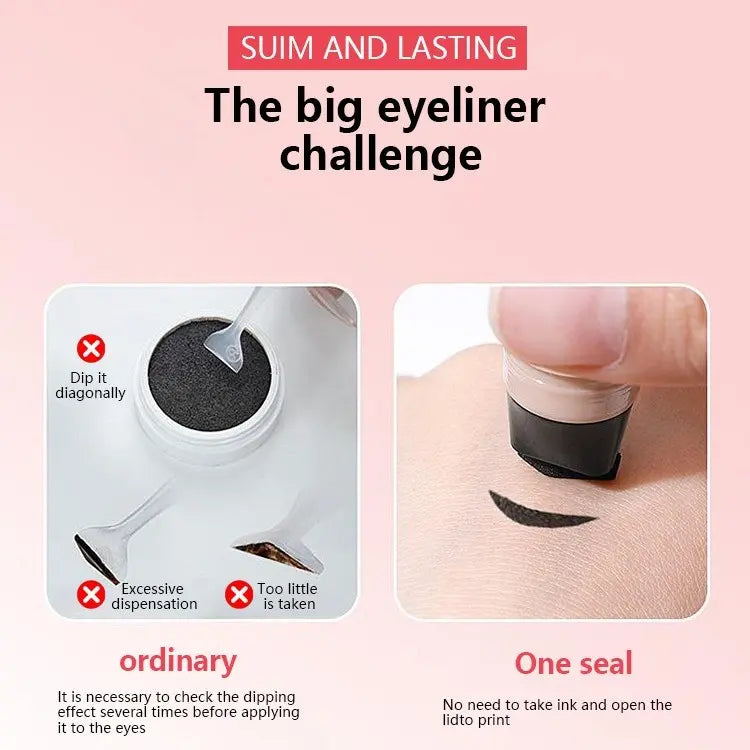 Final 3 Hours: 60%OFF🔥 Rotating Eyeliner Stamp Pen for Easy Cat Eyes