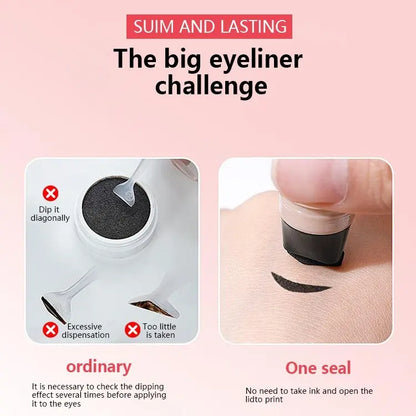 Final 3 Hours: 60%OFF🔥 Rotating Eyeliner Stamp Pen for Easy Cat Eyes