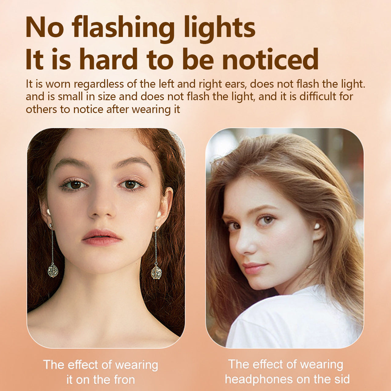 🔥Hot Sale 60% OFF🔥Mini Invisible sleep headphones- BT 5.4, Noise Cancelling, For Sport & Gaming Sleep