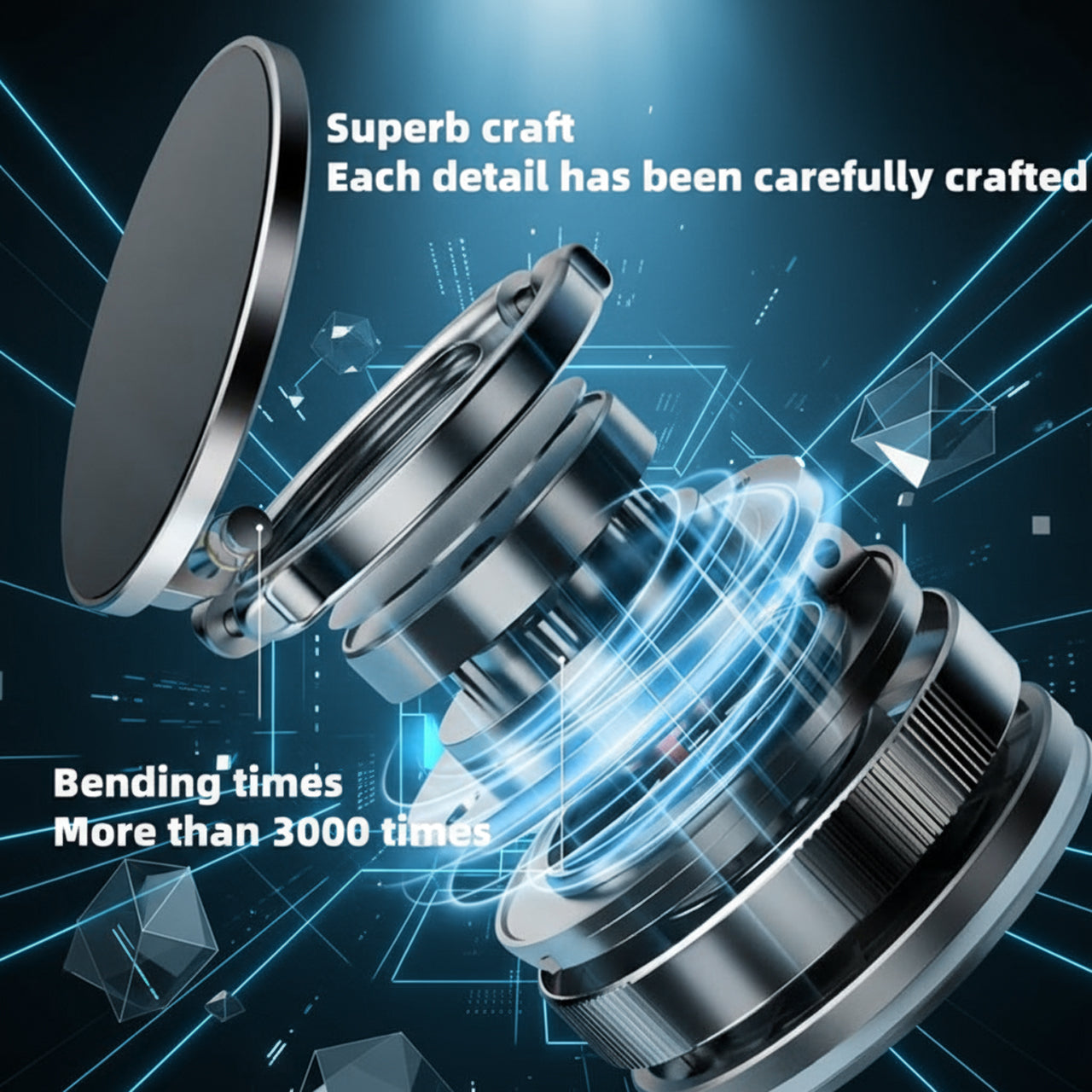 🔥Hot Sale 60% OFF🔥Magnetic Phone Stand, 🔄360° Fordable and Retractable The Ultimate Viewing Companion🚗📱