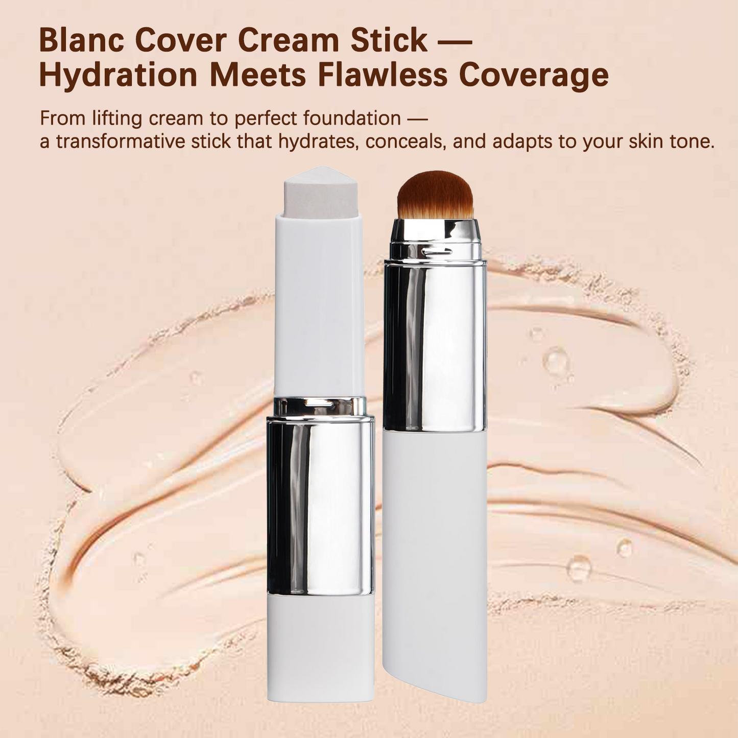 Final 3 hours 75% off:Color-Changing Cover Cream Stick Skincare meets makeup-SKU