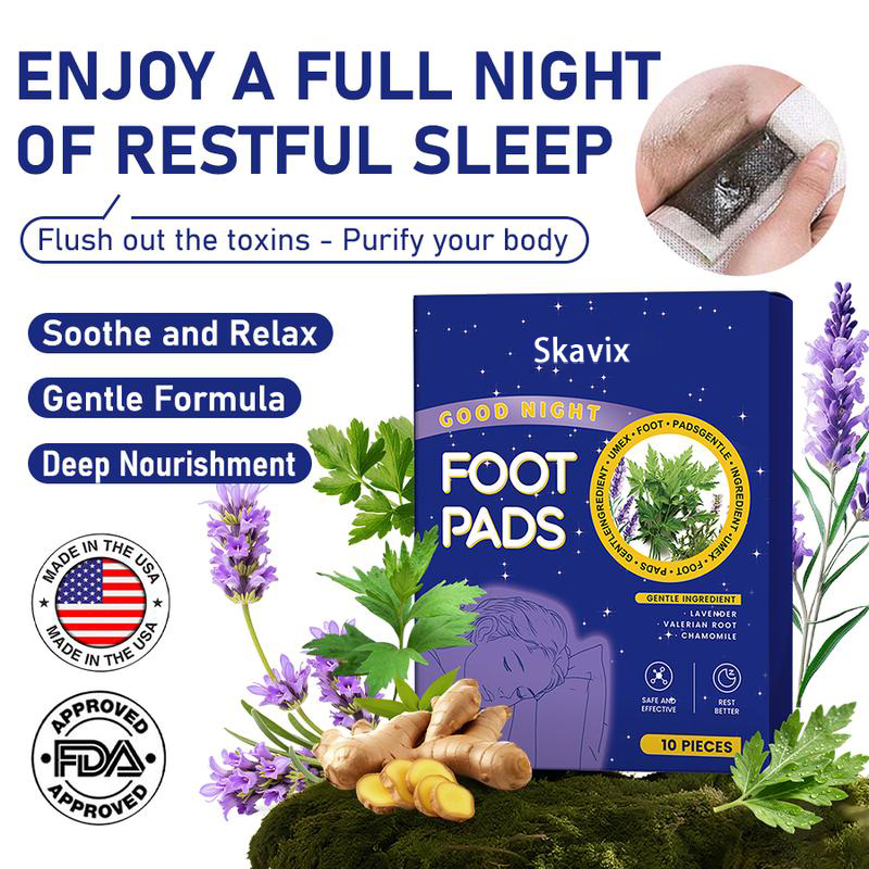Deep Relaxing Foot Patches  – Soothe Tired Feet, Relieve Stress, Promote Relaxation & Better Sleep