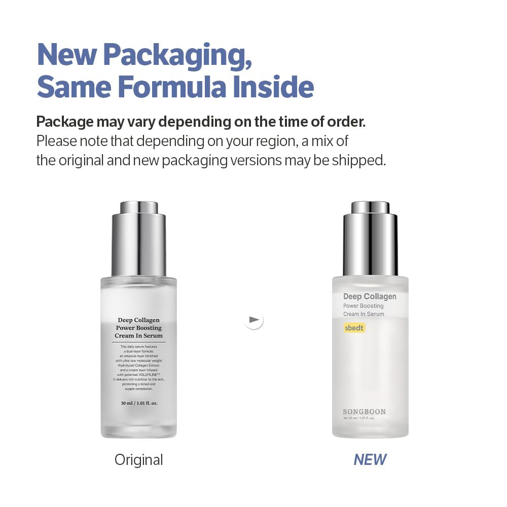 Last 3 Hours 60% OFF   ✨ SONGBOON Editor Glass Skin Collagen Volufiline Cream-in-Serum | Gentle, Nourishing &Comfort Korean Skincare Moisturizer for Firming & Hydrating