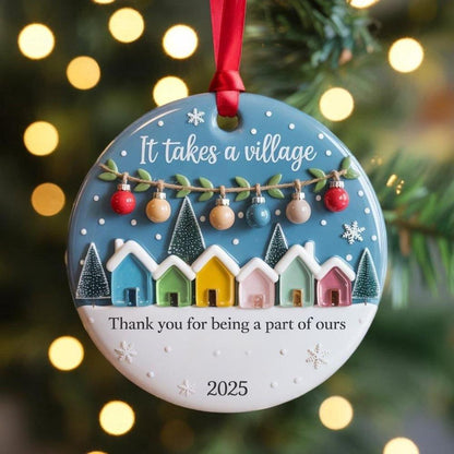 Neighbor Ornament 2025 – It Takes a Village