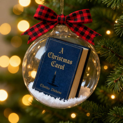 📚"A Christmas Carol" Mini Book Ornaments - Timeless Holiday Treasures