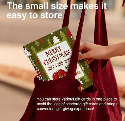 🎁🎅🏼MERRY CHRISTMAS! GIFT CARD BOOK📚Hardcover & Durability Line