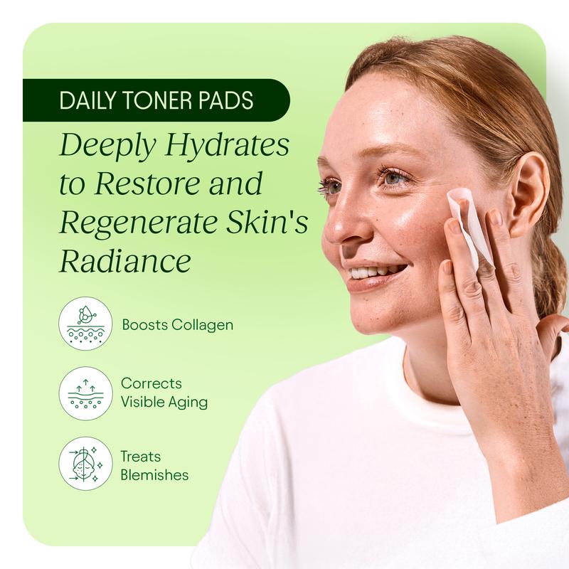🔥🔥🔥Limited-Time Offer: 15% Off：Korean Skincare Anti-Aging, Dark Spot & Wrinkle Minimizing Toner Pads with Snail Mucin, Centella Asiatica, Niacinamide, Peptide Complex - 100 ct.