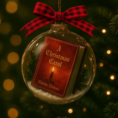 📚"A Christmas Carol" Mini Book Ornaments - Timeless Holiday Treasures