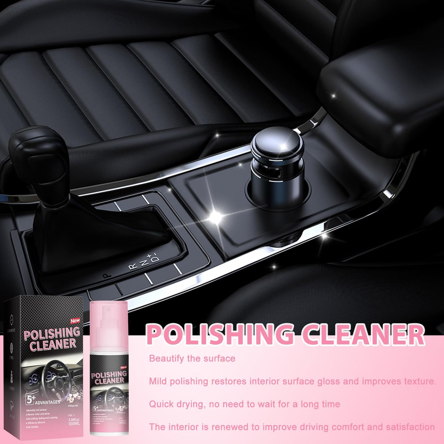 🔥LAST DAY 49% OFF - Polishing Cleaner, Car Interior Cleaner