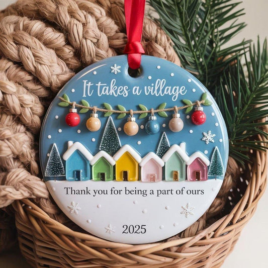 Neighbor Ornament 2025 – It Takes a Village