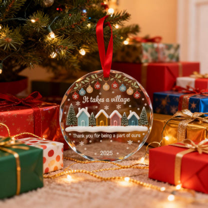 Neighbor Ornament 2025 – It Takes a Village