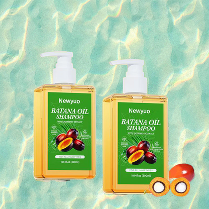 Batana Oil & Rosemary Shampoo - Nourishing Volumizing Shampoo for Men and Women - Cleanses the scalp，Reduces hair loss, repairs damage and aids hair growth