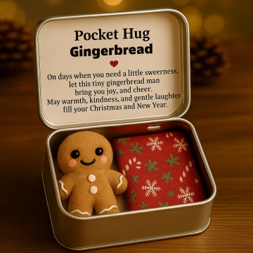 🔥Early Christmas Sale 50% -🎄❤️Christmas Pocket Hug Gift with Stocking🧦