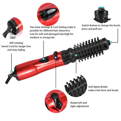 🎉Christmas Sale🎁49% OFF!! 3-in-1 Hot Air Styler and Rotating Hair Dryer for Dry hair, curl hair, straighten hair