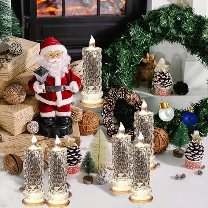 🎁LED Crystal Candle Lights- Romantic Tabletop Night Lights - Lefreniy