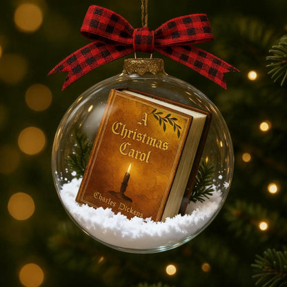 📚"A Christmas Carol" Mini Book Ornaments - Timeless Holiday Treasures