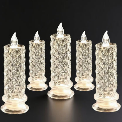 🎁LED Crystal Candle Lights- Romantic Tabletop Night Lights - Lefreniy