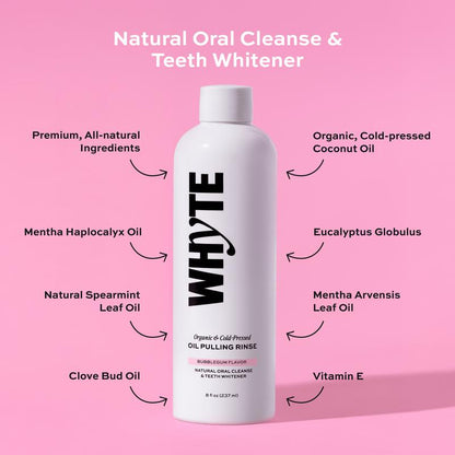 Bubblegum Oil Pulling Rinse - Lefreniy