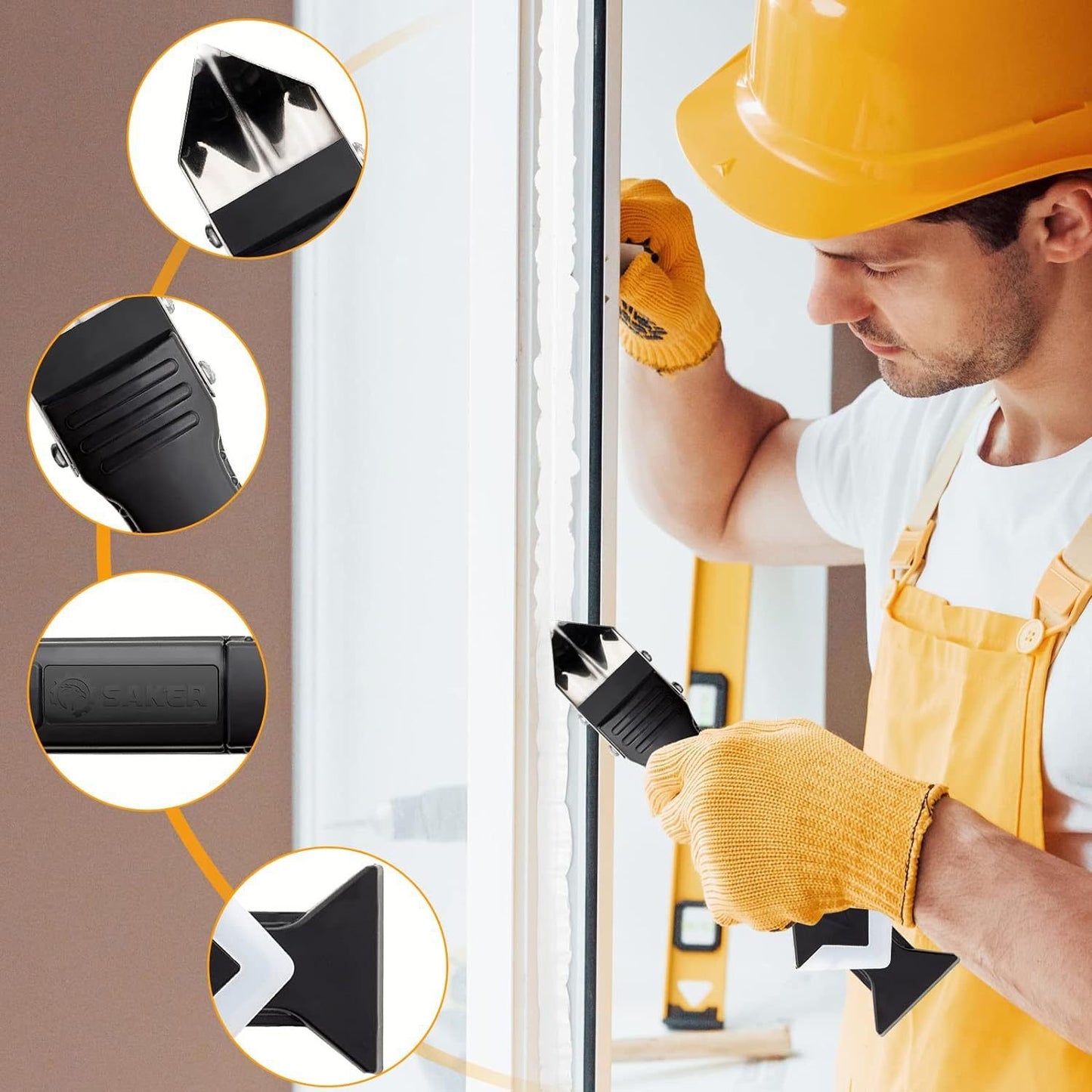 3 in 1 Household Use Caulking Tools