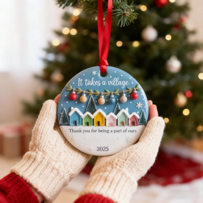 Neighbor Ornament 2025 – It Takes a Village