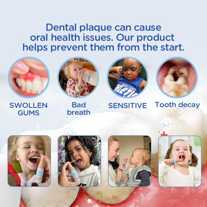 Kids Oral Spray, Toddler Toothpaste Helper Natural Cavity Defense & Fresh Breath, Grape Flavor with Xylitol & Probiotic, Children Anticavity with Fluoride Free, 20ml