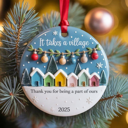 Neighbor Ornament 2025 – It Takes a Village