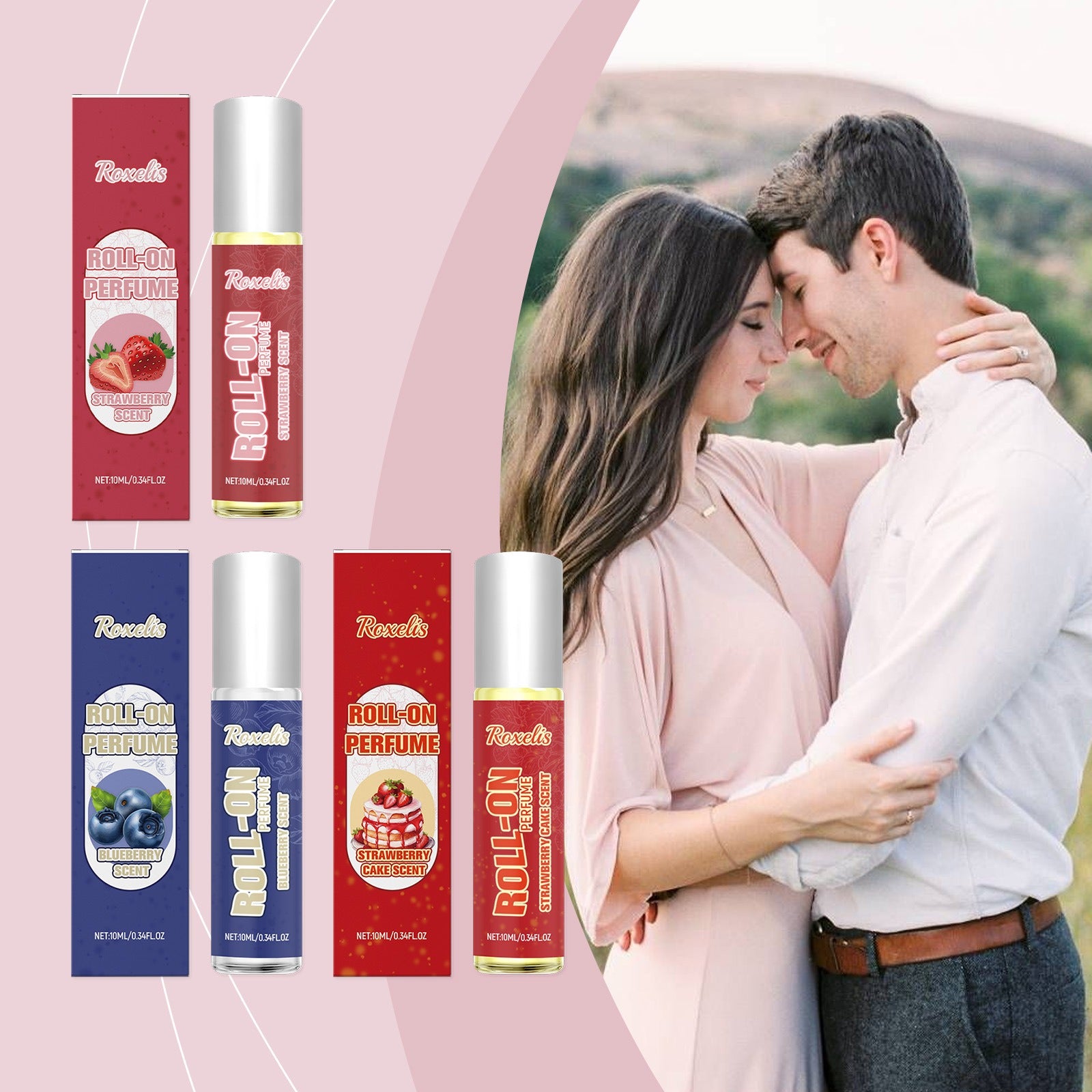 Crazy Little Things Brand Roll On Fragrance Oil - Intense Floral Eau Perfume with Smooth Applicator for Easy Application & Convenient Size Perfect for Any Occasion Long Lasting Scents - Lefreniy