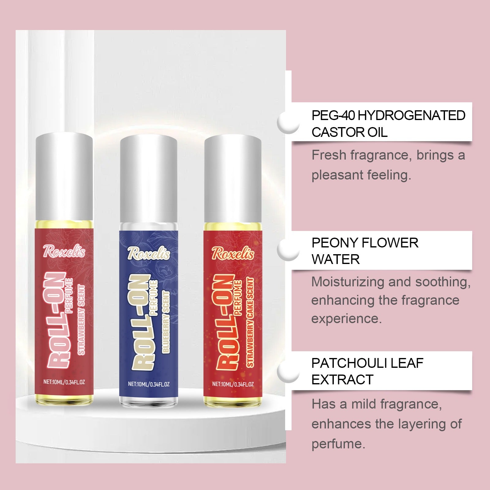 Crazy Little Things Brand Roll On Fragrance Oil - Intense Floral Eau Perfume with Smooth Applicator for Easy Application & Convenient Size Perfect for Any Occasion Long Lasting Scents - Lefreniy