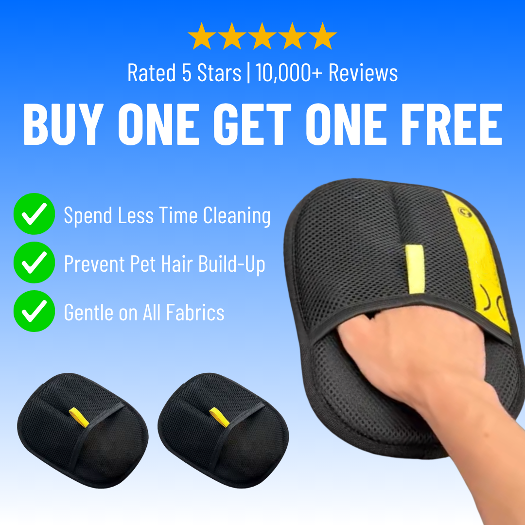 Buy 1 Get 1 Free🔥Pawzioo™ Electrostatic Pet Hair Removal Grooming Gloves
